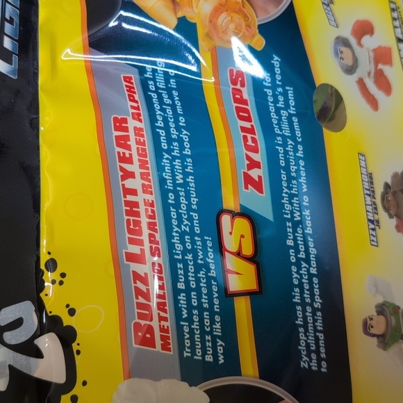 Disney Light-year Heroes Of Goo Jit Zu Buzz Light-year VS Zyclops, NEW - Picture 7 of 7